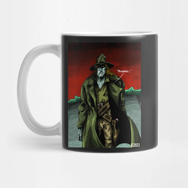 Preacher “The Man Comes Around” Saint Of Killers portrait (digital) by StagArtStudios